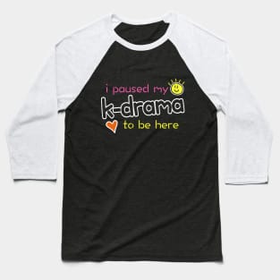 K-Drama Gift for Korean Drama Lovers Baseball T-Shirt